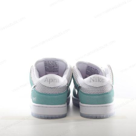 Billige Sko Nike SB Dunk Low ‘Grøn Sølv Hvid’ FD2562-400