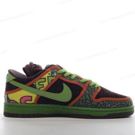 Billige Sko Nike SB Dunk Low ‘Grøn Sort Gul’ 789841-332