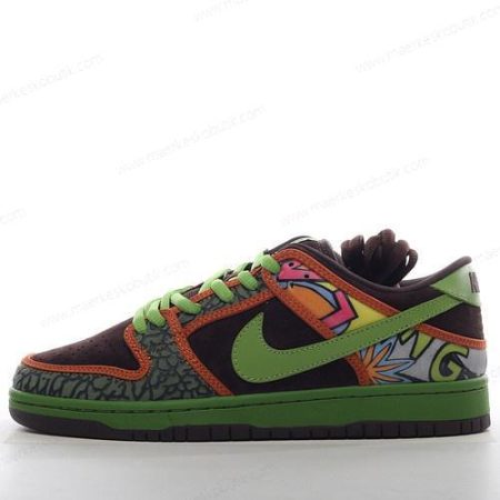 Billige Sko Nike SB Dunk Low ‘Grøn Sort Gul’ 789841-332