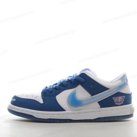 Billige Sko Nike SB Dunk Low ‘Hvid Blå’ FN7819-400