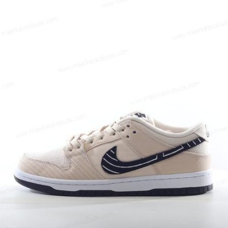 Billige Sko Nike SB Dunk Low ‘Hvid Brun Sort’ FD2627-200