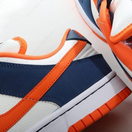 Billige Sko Nike SB Dunk Low ‘Hvid Navy Orange’ 304292-184