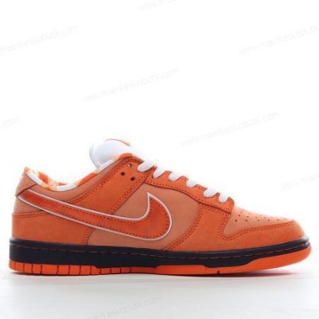 Billige Sko Nike SB Dunk Low ‘Hvid Orange’ FD8776-800