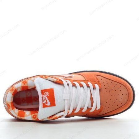 Billige Sko Nike SB Dunk Low ‘Hvid Orange’ FD8776-800