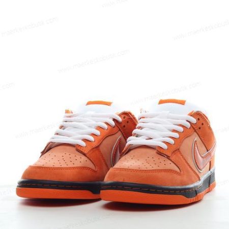 Billige Sko Nike SB Dunk Low ‘Hvid Orange’ FD8776-800