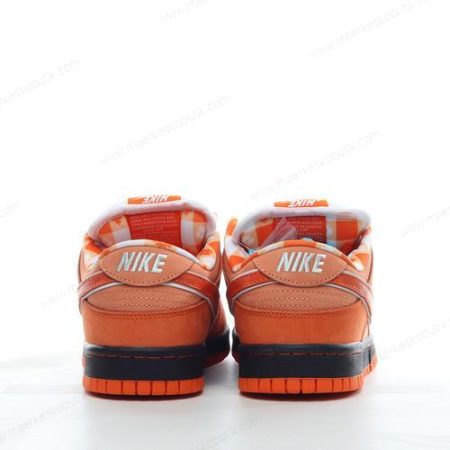 Billige Sko Nike SB Dunk Low ‘Hvid Orange’ FD8776-800