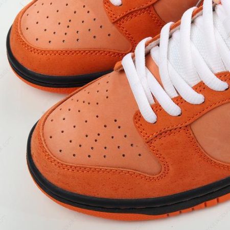 Billige Sko Nike SB Dunk Low ‘Hvid Orange’ FD8776-800