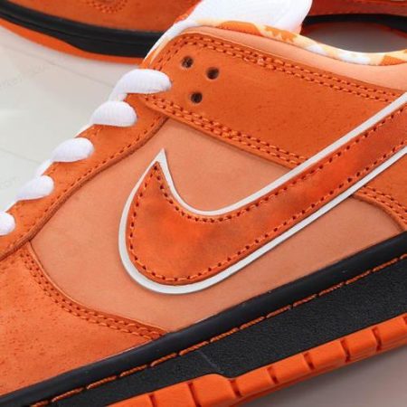 Billige Sko Nike SB Dunk Low ‘Hvid Orange’ FD8776-800