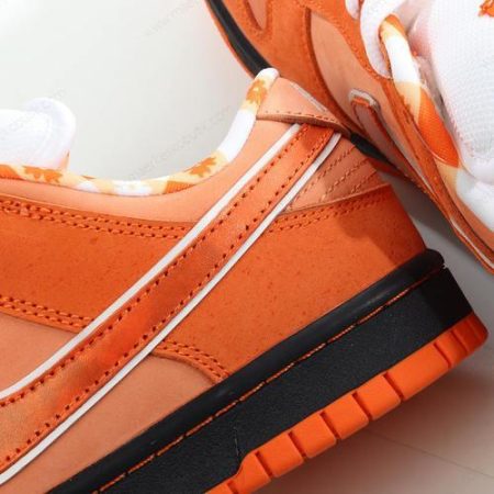 Billige Sko Nike SB Dunk Low ‘Hvid Orange’ FD8776-800