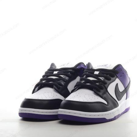 Billige Sko Nike SB Dunk Low ‘Lilla Sort Hvid’ BQ6817-500