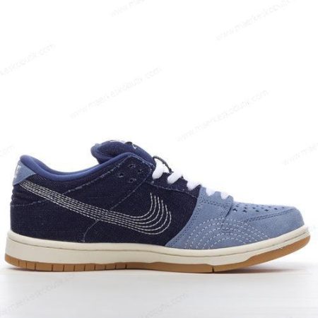 Billige Sko Nike SB Dunk Low ‘Marine Hvid’ CV0316-400