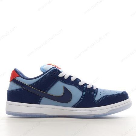 Billige Sko Nike SB Dunk Low Pro ‘Blå Hvid’ DX5549-400