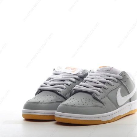 Billige Sko Nike SB Dunk Low Pro ISO ‘Grå Hvid Orange’ DV5464-001