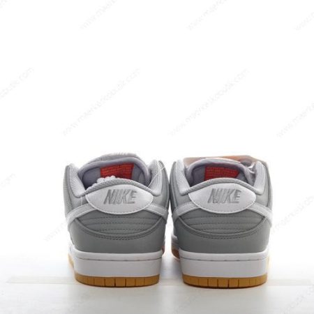 Billige Sko Nike SB Dunk Low Pro ISO ‘Grå Hvid Orange’ DV5464-001