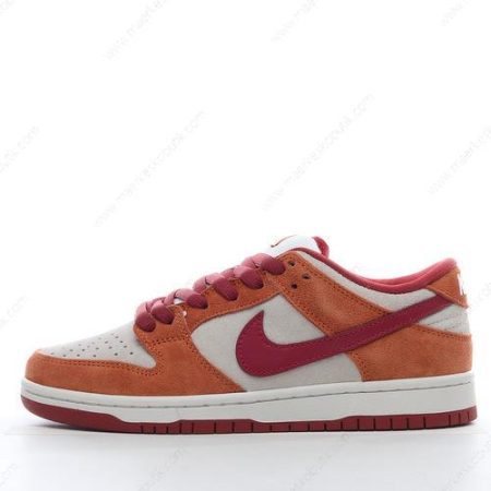 Billige Sko Nike SB Dunk Low Pro ‘Orange Rød Hvid’ BQ6817-202