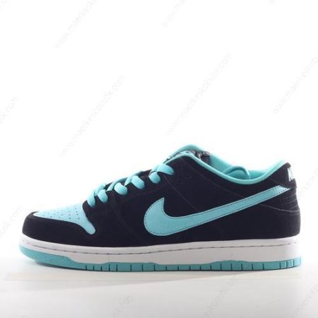 Billige Sko Nike SB Dunk Low ‘Sort Hvid Blå’ 304292-030