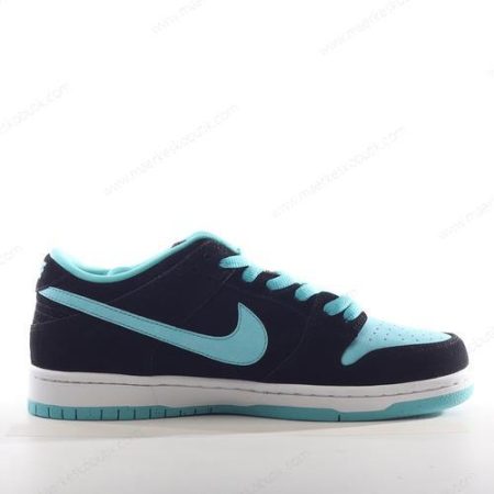 Billige Sko Nike SB Dunk Low ‘Sort Hvid Blå’ 304292-030