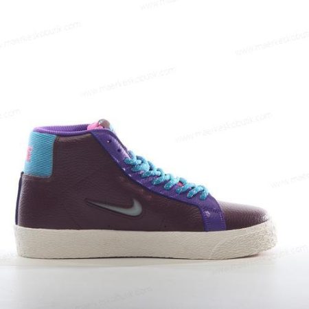 Billige Sko Nike Zoom Blazer Mid Premium SB ‘Brun Grøn’ CU5283-201