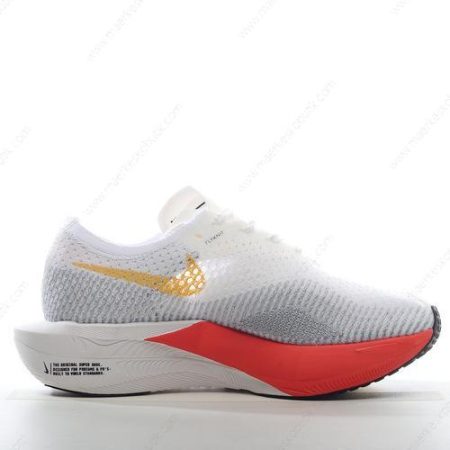 Billige Sko Nike ZoomX VaporFly NEXT% 3 ‘Hvid Orange Grå’ DV4219-500