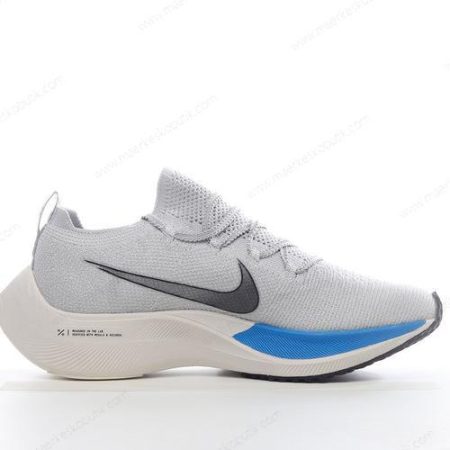 Billige Sko Nike ZoomX VaporFly NEXT% 4 ‘Grå Blå Sort’ DM4386-996