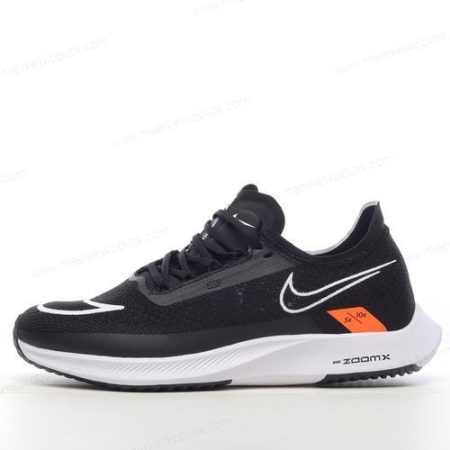 Billige Sko Nike ZoomX VaporFly Proto ‘Sort Hvid Orange’ DH9275