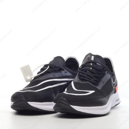 Billige Sko Nike ZoomX VaporFly Proto ‘Sort Hvid Orange’ DH9275