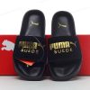 Billige Sko Puma Leadcat Suede Slides ‘Sort Guld’