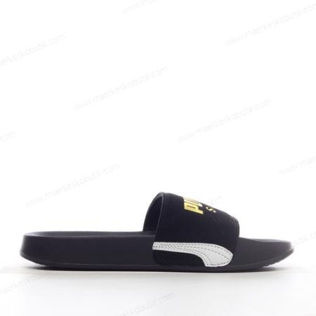 Billige Sko Puma Leadcat Suede Slides ‘Sort Guld’